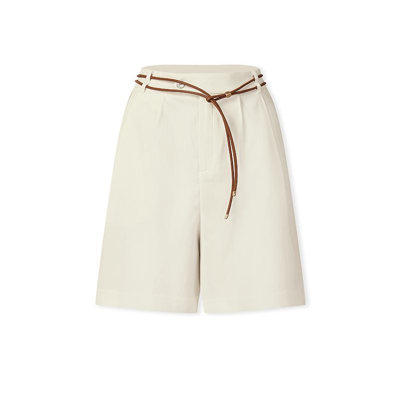 FILA Golf Series Anti-See-Through Simple Comfortable Casual Shorts Women shorts Khaki A11W635803F-LK S