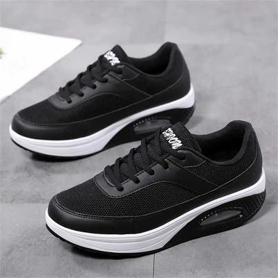 High Wedge Large Size Women Lace-up Boots Long Shoes Shoes Due To 35 Sneakers Sports Gym Design Boty Sneakeres All Brand
