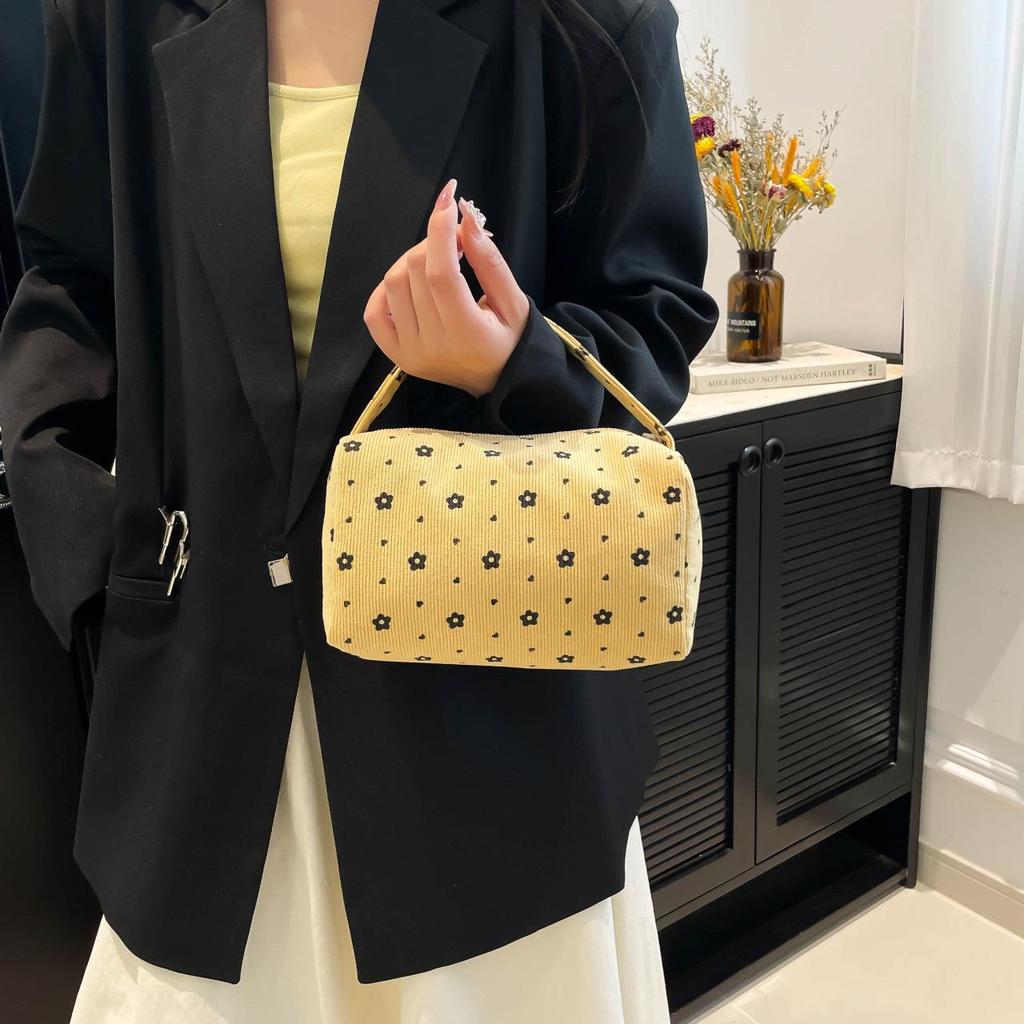 Floral Large-Capacity Girly Pencil & Makeup Case