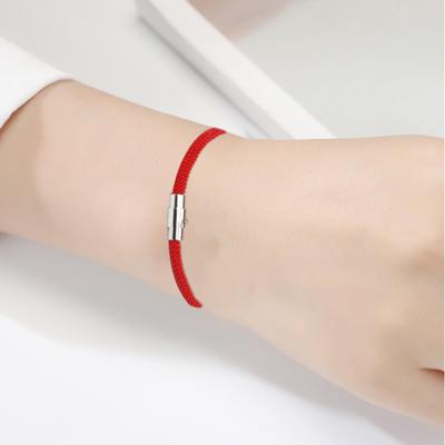 Enkelt enkelt armbånd Vevd Nylon Tau Utsøkt