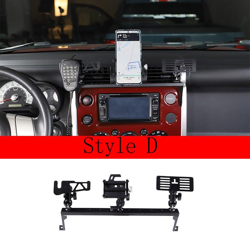 Center console Multi-function bracket Phone Dialogue Cup holder Holder navigation For Toyota FJ Cruiser 2007-21 Car Accessories