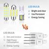 24PCS Car Interior LED Bulb, Dome Light LED Car Interior Replacement Bulb Kit Set T10 31 mm 41 mm for Car Interior, Indoor Map Dome Lights, License