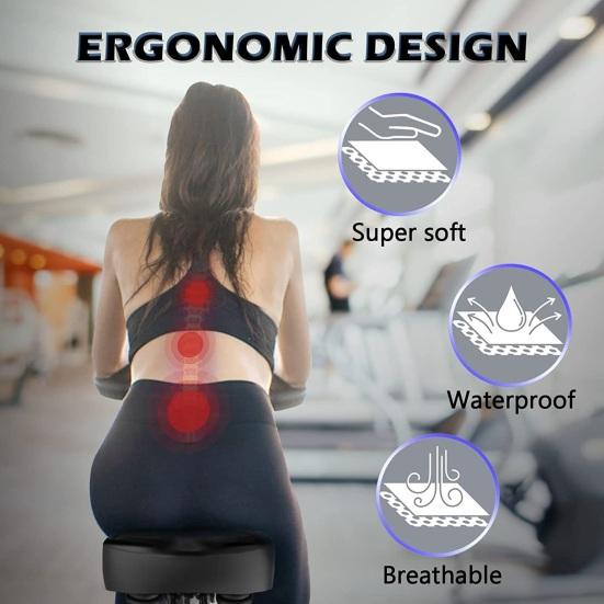 Sedlo na kolo Ergonomické Tlumení nárazů Vysoká elasticita Vodotěsné Protiskluzová pěna Sedlo na horské kolo Cyklistická potřeba