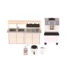 1Pcs 1/12 Dollhouse Ice Cream Machine Milk Tea Workbench Model Dolls House Drink Shop Furniture Decoration Accessories