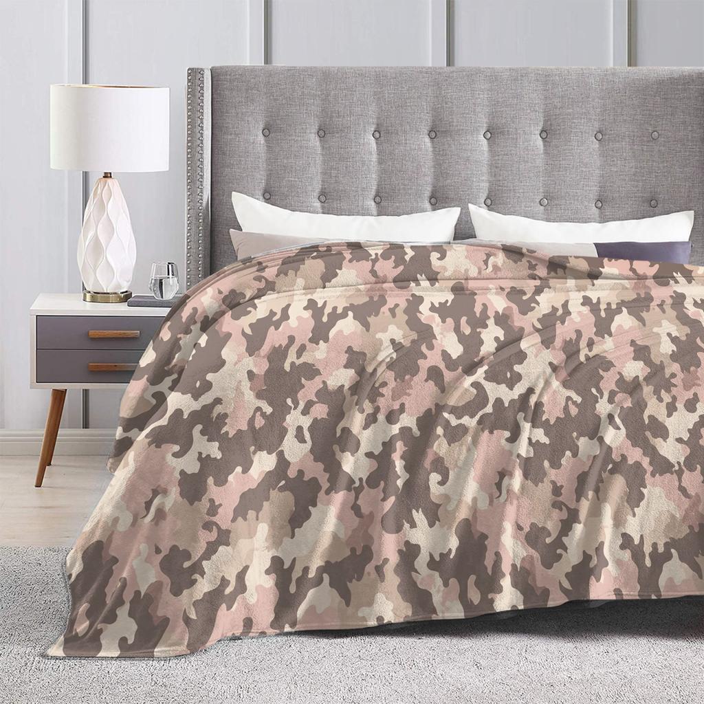 Camo Camouflage Decken Fleece Sommer Tragbar Weiche Überwurfdecke für Sofa Schlafzimmer Plüsch Dünne Steppdecke