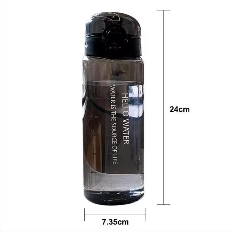 1pc Spring Summer 780ml Large Capacity Portable Water Bottle For Drinking Tea Mug Gym Outdoor Sport Camping Supplies Leakproof