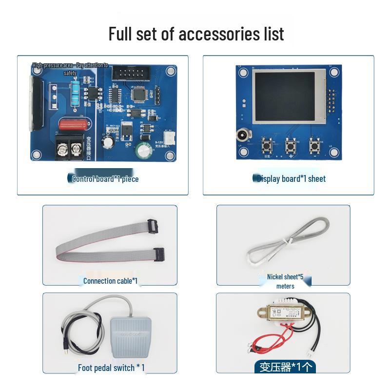 220V DIY Transformer Spot Welder Control Board Kit for Microwave Oven & Lithium Battery Repair
