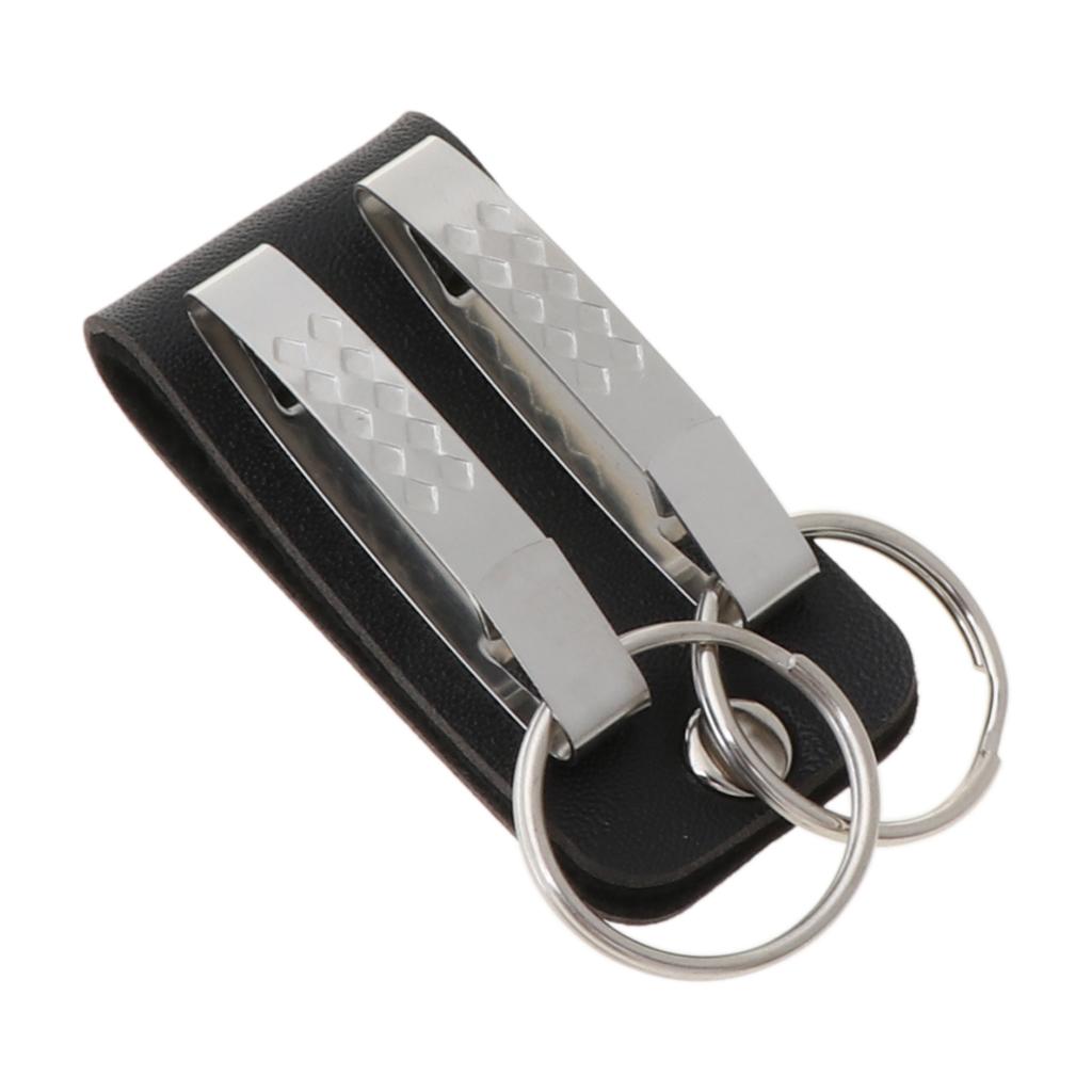 Tragbarer Leder Gürtelschlaufe Schlüsselanhänger mit Abnehmbaren Clips Gürtel für Schlüsselanhänger Halterung