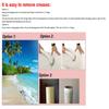 Summer Seaside Beach Theme Background Palm Tree Blue Sky Romantic Sunrise Sea Wave Photography Backdrop Supplies Party Decor