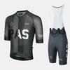 Mens Cycling Jersey Bib Shorts Set Breathable Lightweight Road Bike Sportswear Solid Color Comfort Fit