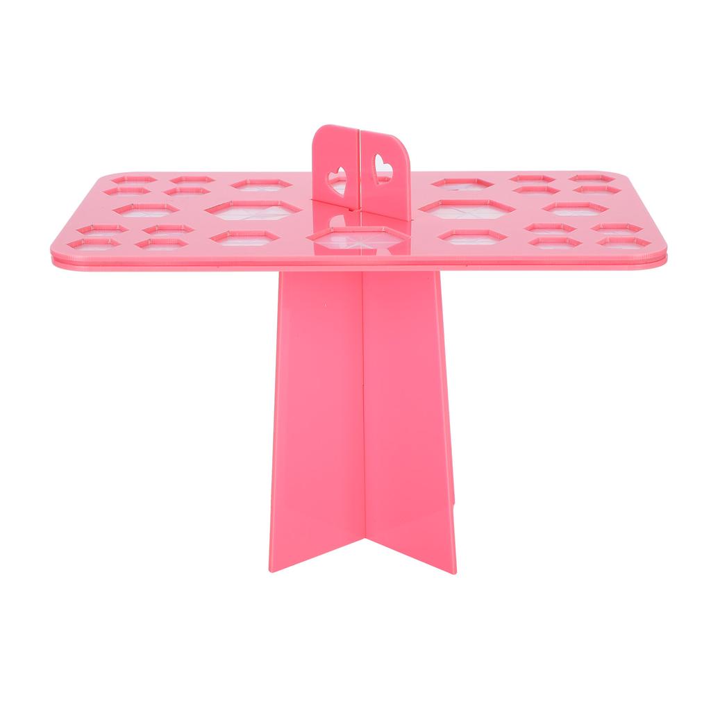 26 Hole Makeup Brush Drying Rack Organizer Cosmetic Brush Display Stand Shelf Tool