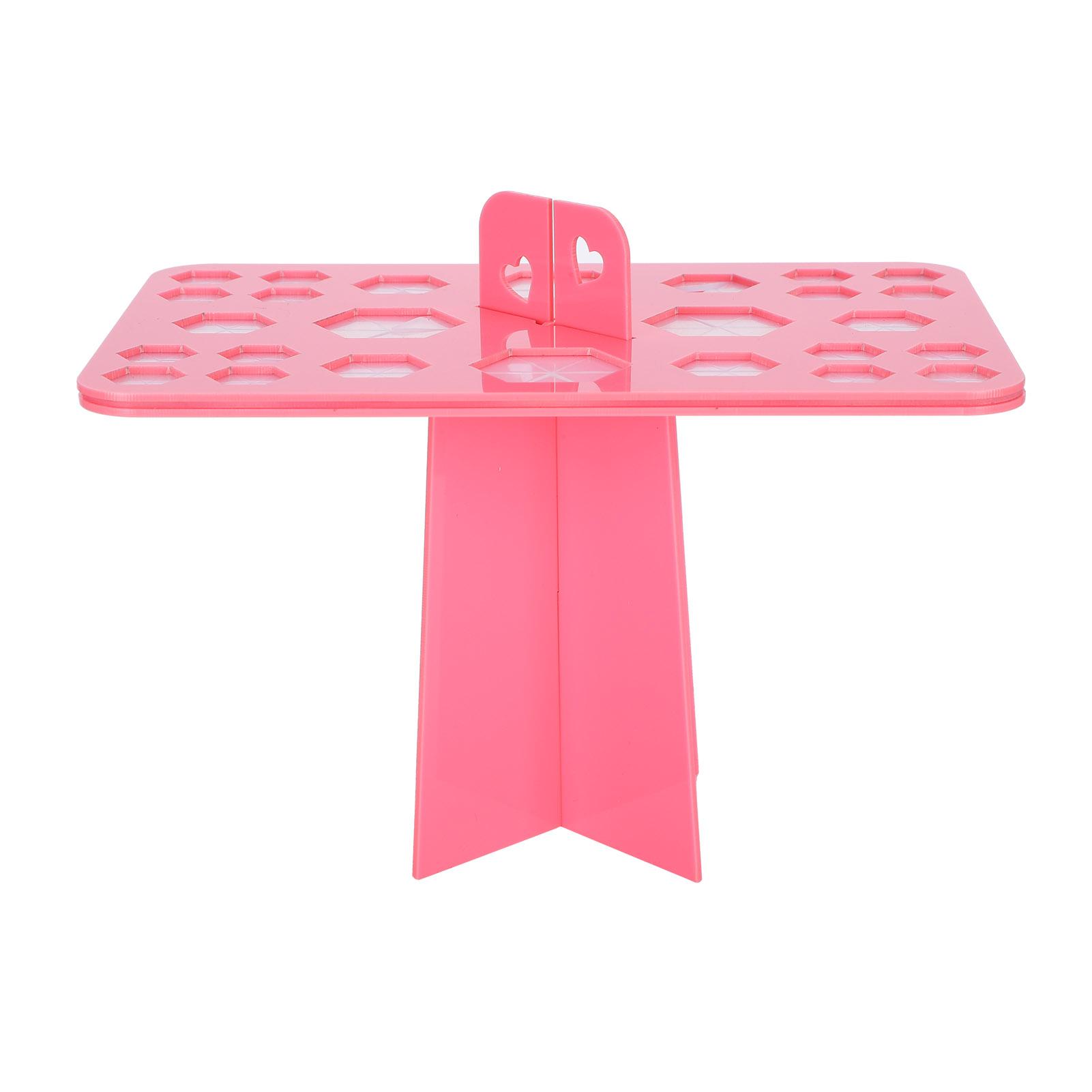 

26 Hole Makeup Brush Drying Rack Organizer Cosmetic Brush Display Stand Shelf Tool