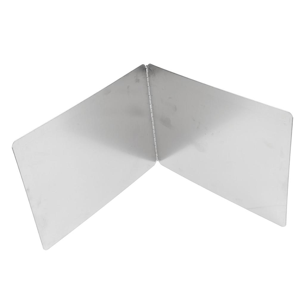 Stove Grease Shield 2 Sided Heat Resistant Anti Stick Coating Stainless Steel Stove Splatter Guard