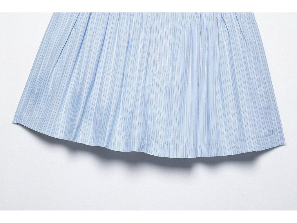 TAOP&ZA Spring/Summer Women's Lace Stripe Shirt Dress Pants Set