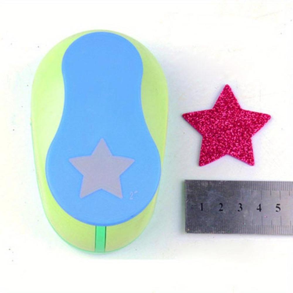 1PC zufällige Shell Farbe Stern Form Handwerk Locher Papierschneider Scrapbooking Schule Puncher Prägewerkzeug
