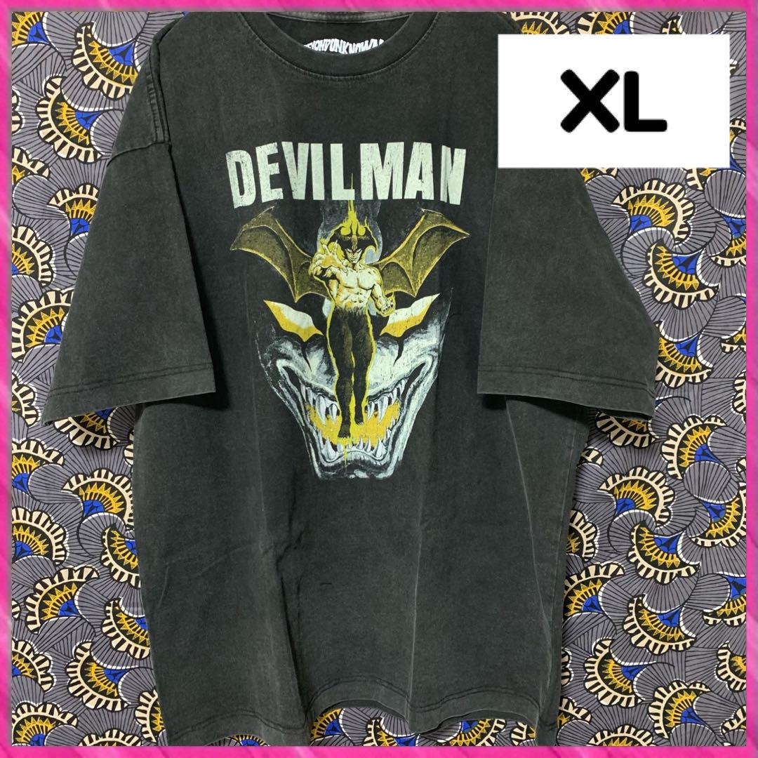 

[Б/У] XL Devilman Винтажная Винтажная Аниме Манга Комиксы Эпоха Сёва Футболка