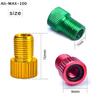 20pcs Bicycle Valve Pump Converter Adapter Presta To Schrader Convert Nozzle Inflation Adaptor F/V To A/V Bike Valve Adapter