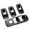 Authentic 4 Pieces Door Window Lift Panel Carbon Fiber Door Window Switch Panel For Ford Road Shaker
