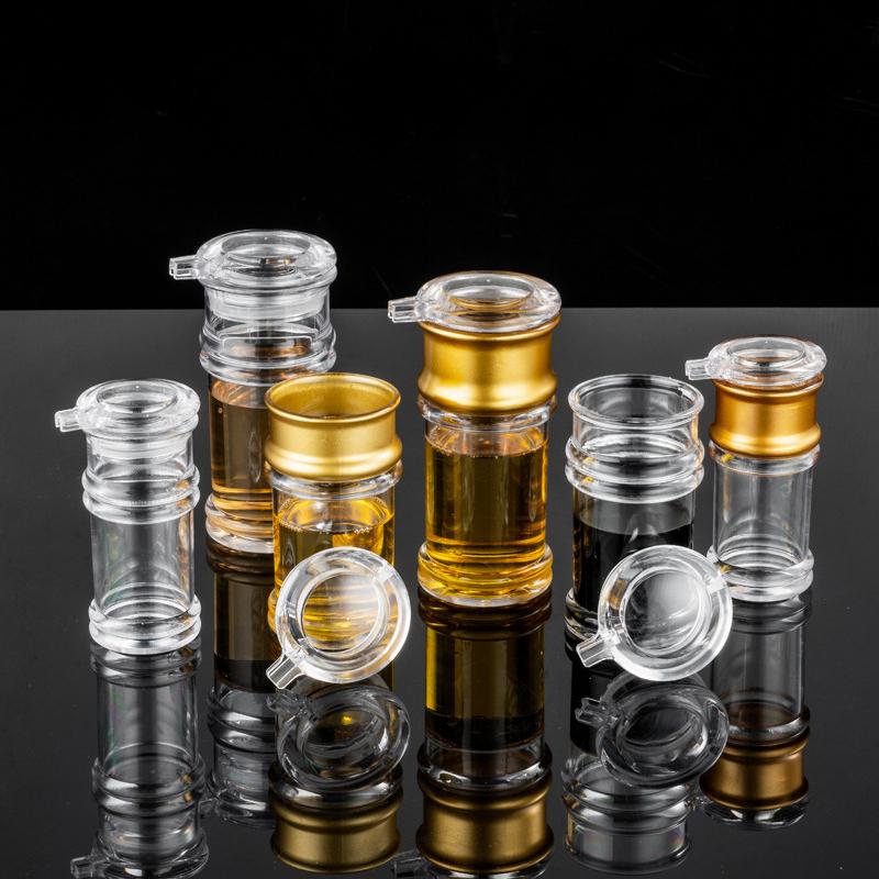 Clear Acrylic Seasoning Oil Bottle Portable Plastic Spice Jar Salt Shaker BBQ Pepper Dispenser Soy Vinegar Cruet Kitchen Tools