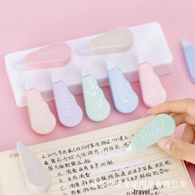 Mini Macaron Correction Tape - Cute & Multifunctional for Primary and Middle School Students