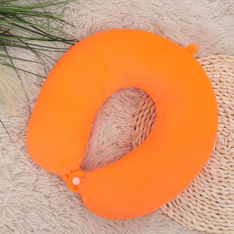 Einfache Mode Plüsch U-förmiges Kissen Autofahren Reise Nackenkissen Nickerchenkissen Bequem Linderung Müdigkeit