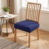 Solid Color Chair Seat Cover Removable Anti-dirty Chair Slipcover Elastic Seat Protectors  Holiday