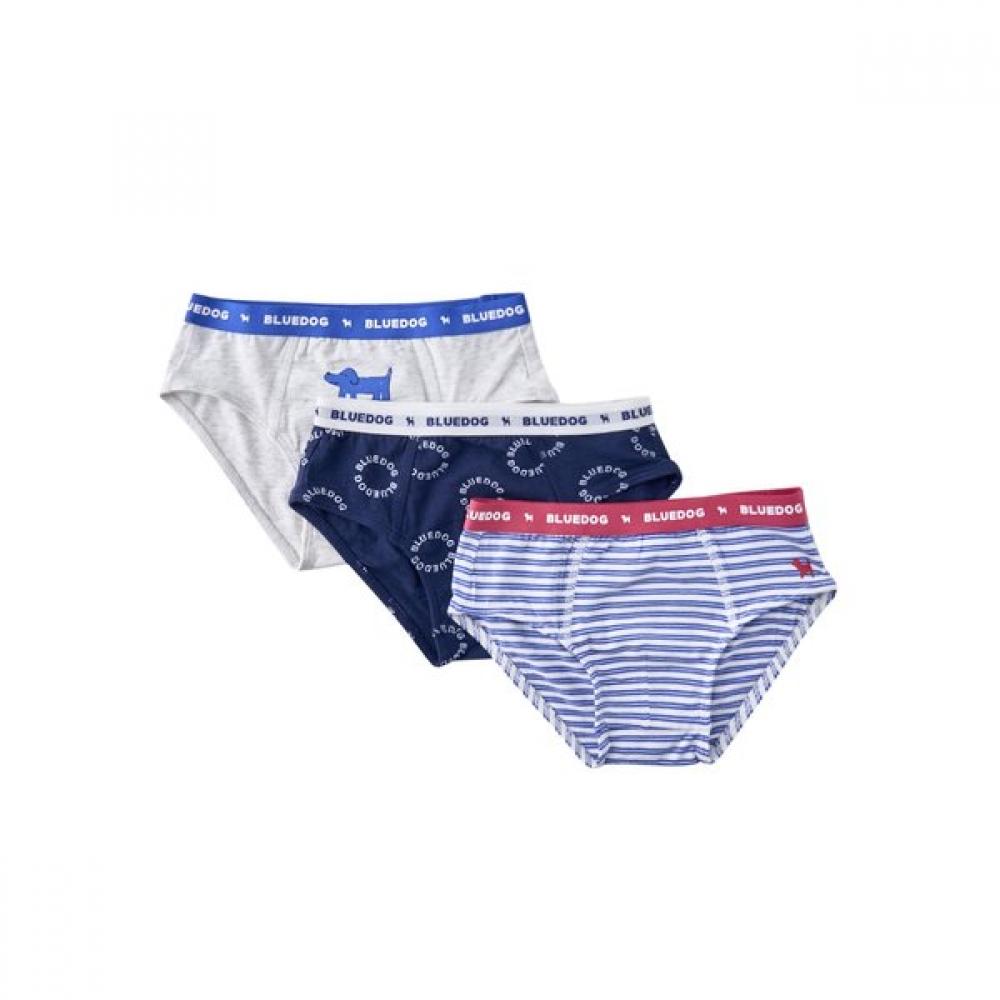 Blue Dog Kids 3 Piece Set Triangle Square Panties  Choose 1 Of 6 