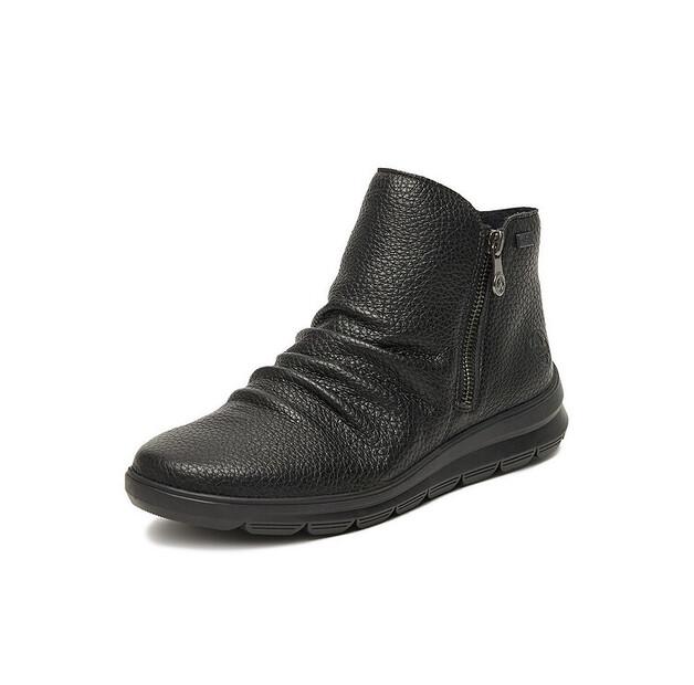 Rieker Z0056-00 Black Ankle Boots