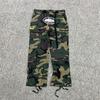 24S marca di tendenza europea e americana transfrontaliera Alcatraz salopette casual elastiche multitasche uomo e donna coppie pantaloni high street