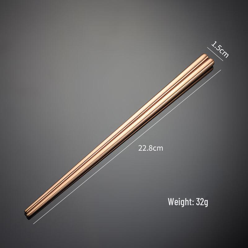 304 Stainless Steel Square Hollow Chopsticks