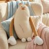 Plush Eggplant Long Pillow With Removable Inner Cushion For Side Sleepers And Pregnant Women