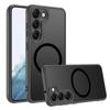 Applicable To Samsung S26FE Skin-sensitive Magnetic Mobile Phone Case S25ultra Wireless Charging Semi-transparent Matte Airbag Anti-drop