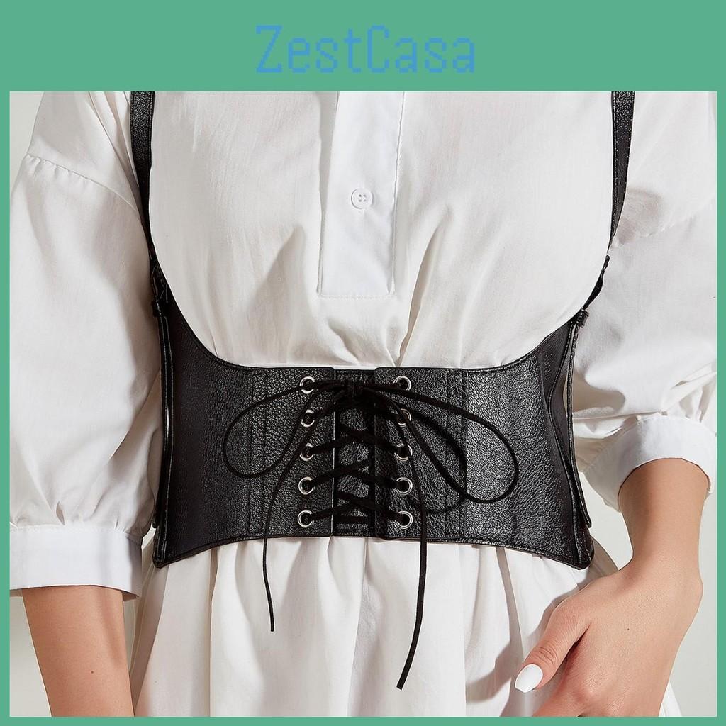 Color Solid Simple Strap Design Women Casual Strap Waist Cover For Street Wear