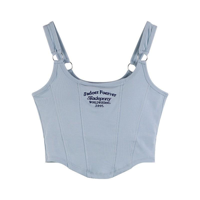 Chic Hong Kong Style Slim Fit Camisole for Women - Sexy Summer Vest with Pure Desire.