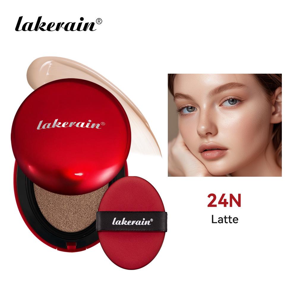 

Тональний кушон Lakerain Red Shell зі світлим і натуральним консилером для холодних і теплих тонів 18g