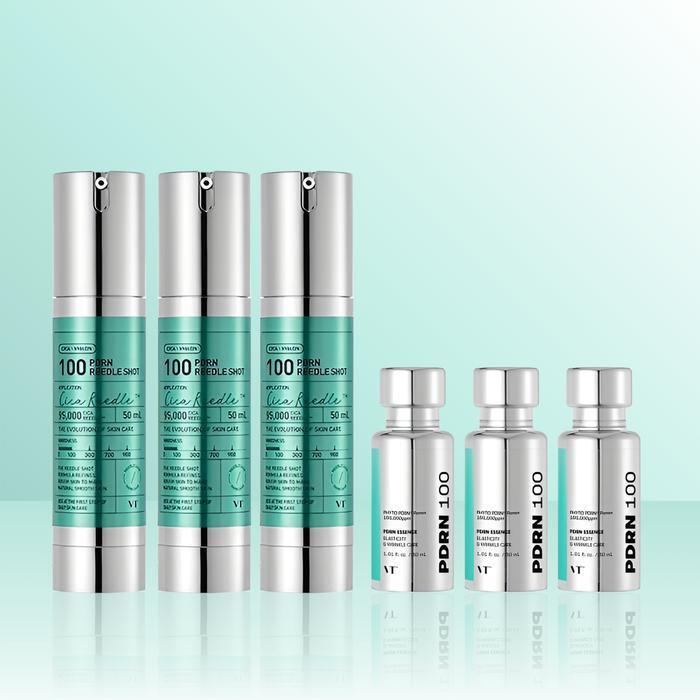 

[VTCOSMETICS] VT Planning Set PDRN Riddle Shot 100 (50ml) 3ea + Essence 100 (30ml) 3ea / iuy (37340472)