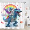 are You Pooping Shower Curtain Funny Dinosaur Shower Curtains for Bathroom Cute Shower Curtain Set with