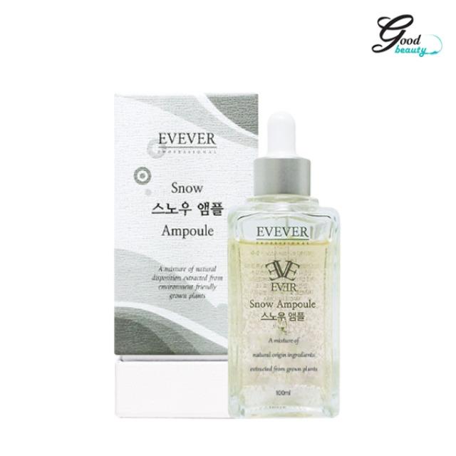 EVEVER Snow Ampoule 100ml Brightens dull skin, antioxidant brightening, moisturizing