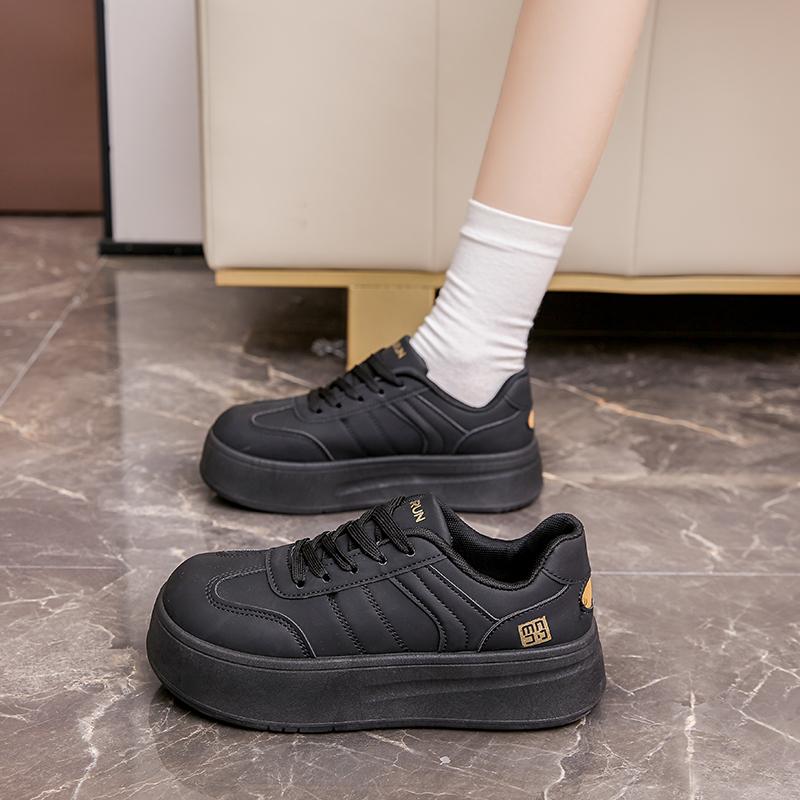 Fashion Retro Woman Shoes All-Match Clogs Platform Casual Female Sneakers Wedge Basket 2024 Creepers Small Sports New Summer Leisure