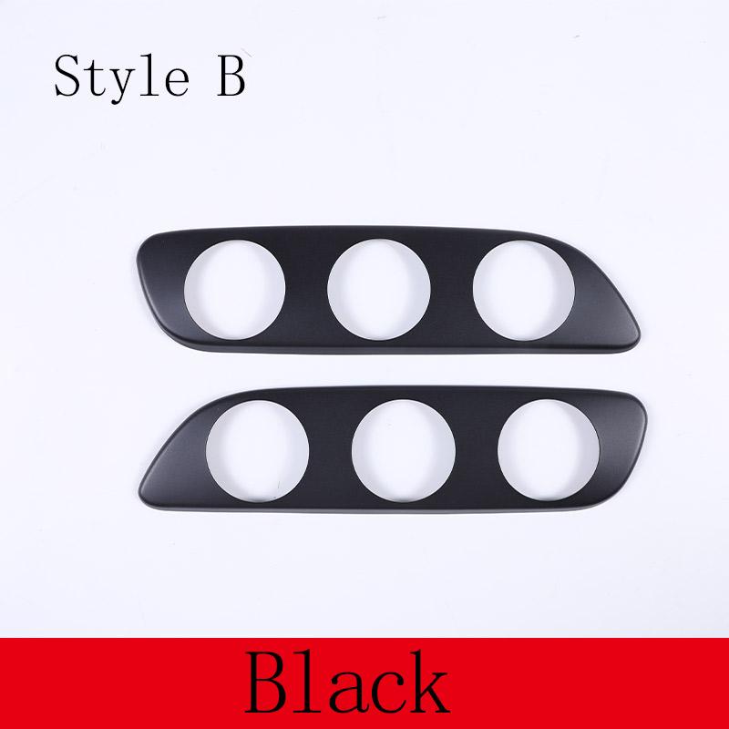 Für Chevrolet Corvette C6 2005-2013 Edelstahl Auto Nebelschlussleuchte Schutzgitter Abdeckung Aufkleber Autozubehör