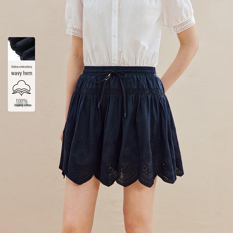 

INMAN Women s Ballet Style Embroidered Half-Skirt XL