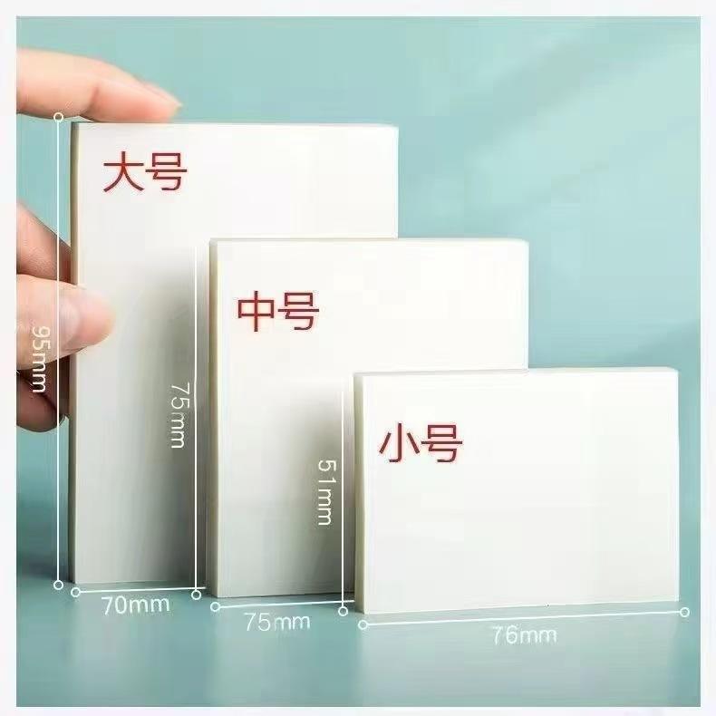 

3Pcs Practical Transparent Convenience Sticker Perspective Creative N Times Apply Fluorescent Film Without Covering