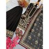 *Launching New  Đěsigner Party Wear Look Pur Heavy Faux Georgette Top Plazzo & Dupatta Set