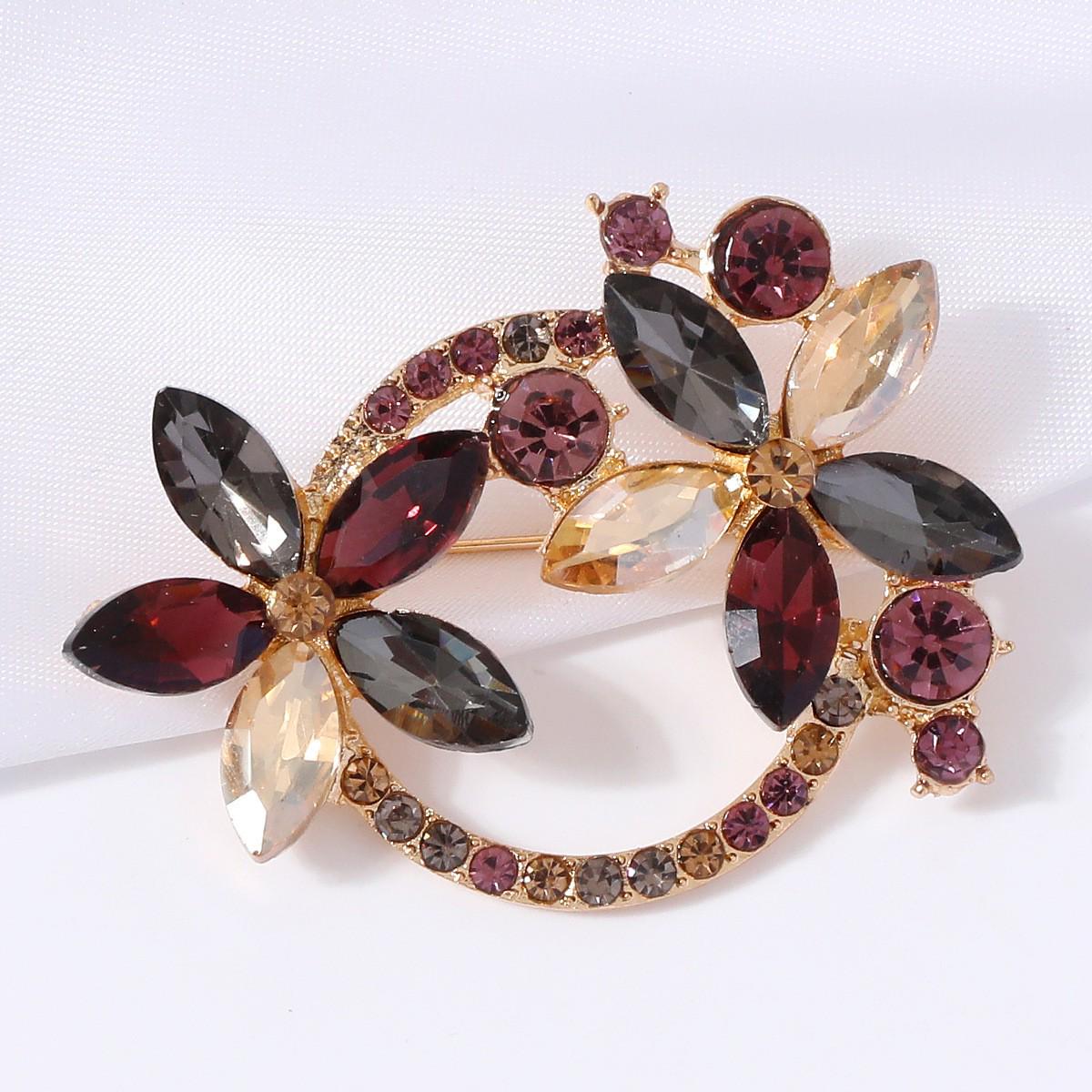 

Красочная ретро женская брошь-корсет - Элегантная булавка для костюма в европейском стиле