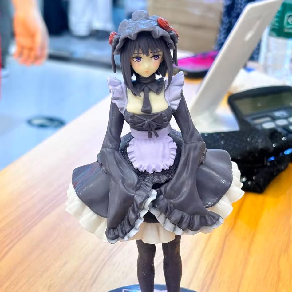 2pcs My Dress-Up Darling Anime Figure Black Maid Outfit Kitagawa Marin Action Figure Shizuku Kuroe Figurine Collection Model