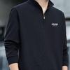 JEEP SPIRIT Men's Stand Collar Pullover Sweatshirt
