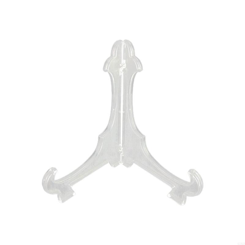 62KD 10pcs Foldable Triangle Display Stand Multifunction Plate Photo Card Book