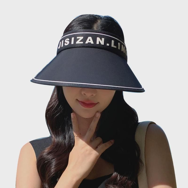 Arrival Topless Hat Japanese and Korean Minimalist All-Matching Hat Women's Spring and Summer Outdoor Sports Face-Looking Small Sun Protection Sun Hat