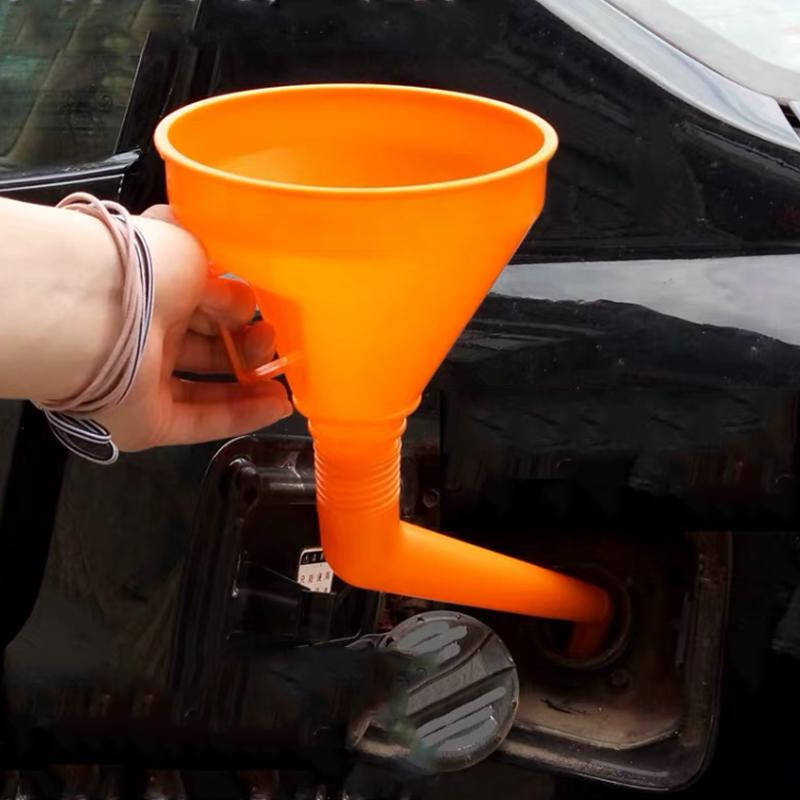 

Refueling Funnel with Filter Car Motorcycle Refuel Engine Oil Funnel Long Mouth Funnels Auto Repair Car Filling Tools 130mm Diameter