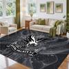 Crystal Palace Football Design Crystal Velvet Rug Soft Decorative Mat for Bedroom Entrance